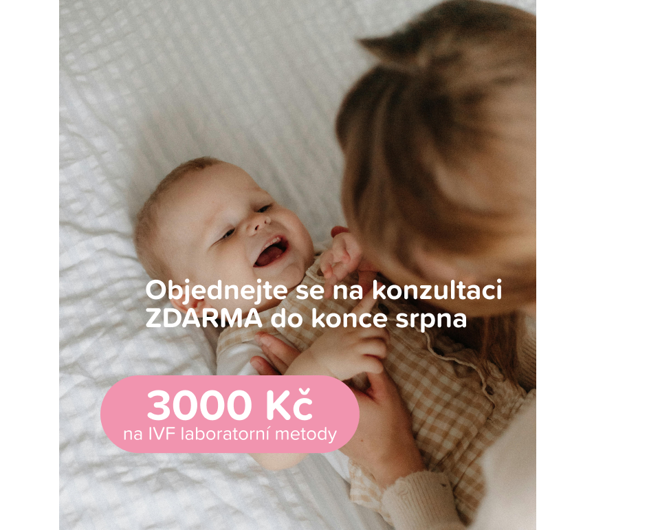 Rezervujte si svůj první termín do konce srpna a získejte dárek v hodnotě 3000 Kč na libovolné IVF laboratorní metody.